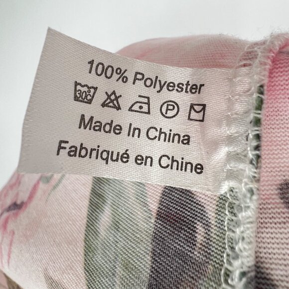 Show Me Your Mumu Floral Kimono Robe Pink Green One Size - Picture 8 of 9